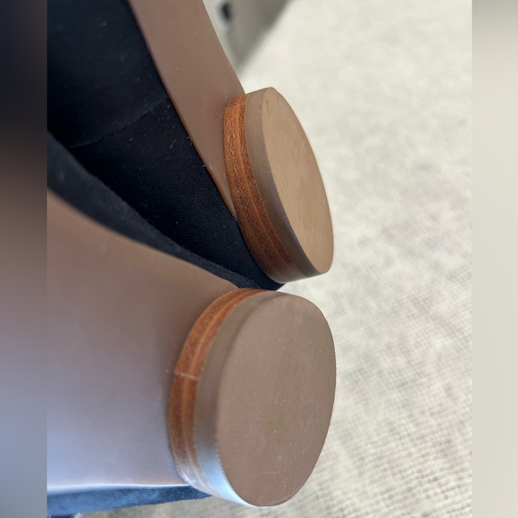 Bernardo for Anthropologie Women’s Edyth Black leather Slip-On Loafers, Size 9 - Picture 8 of 11